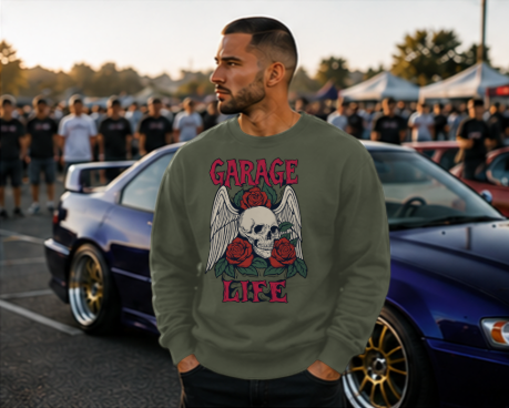 Grease Angel Crewneck Sweatshirt