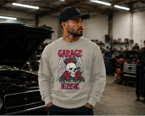 Grease Angel Crewneck Sweatshirt