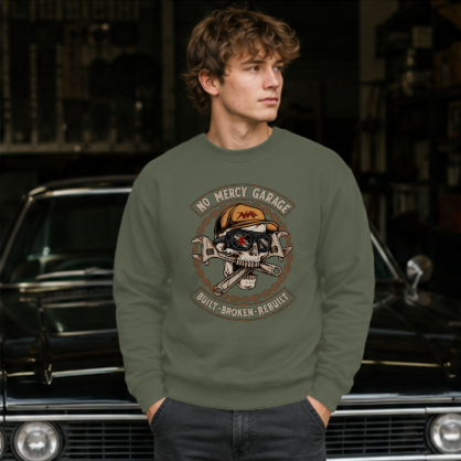 No Mercy Garage Crewneck Sweatshirt