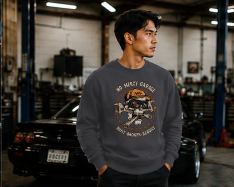 No Mercy Garage Crewneck Sweatshirt