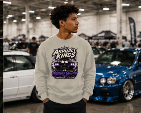 Highway Outlaw Crewneck Sweatshirt