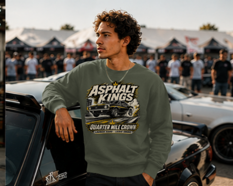 Quarter Mile Crown Crewneck Sweatshirt