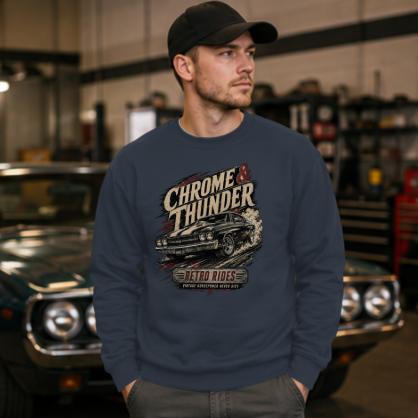 Chrome Thunder Crewneck Sweatshirt