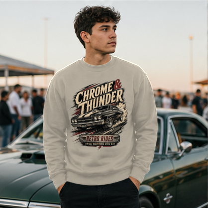 Chrome Thunder Crewneck Sweatshirt