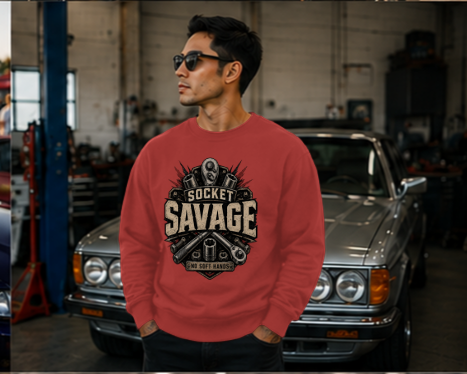 Socket Savage Crewneck Sweatshirt