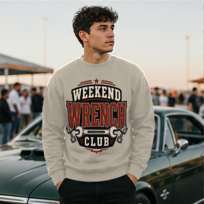 Weekend Wrench Club Crewneck Sweatshirt