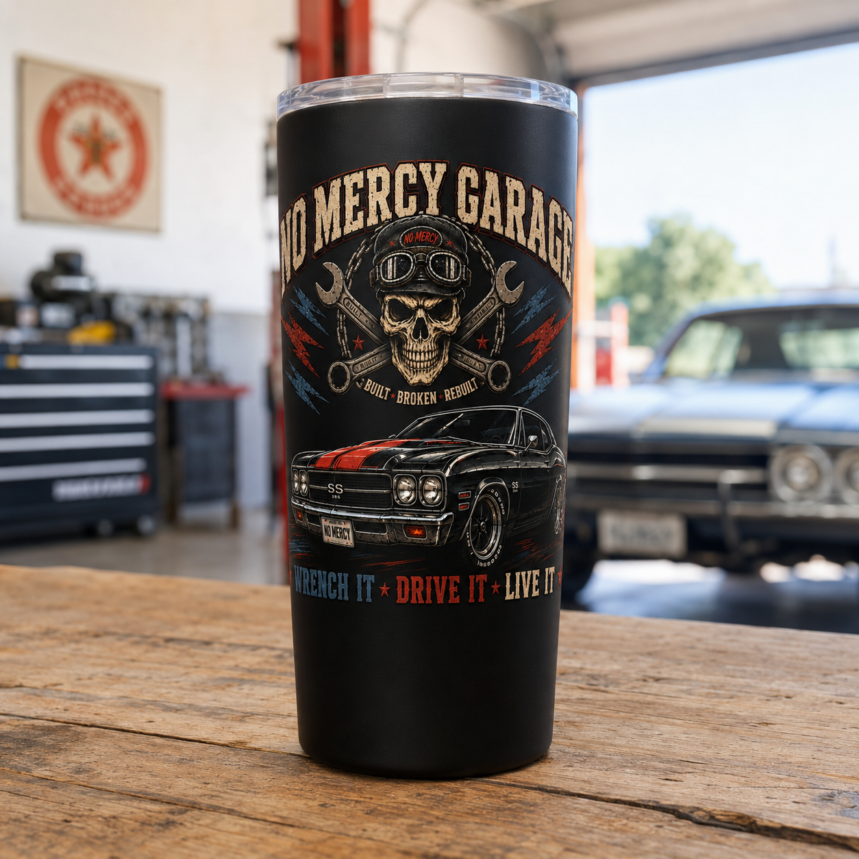 No Mercy Garage 20oz Tumbler