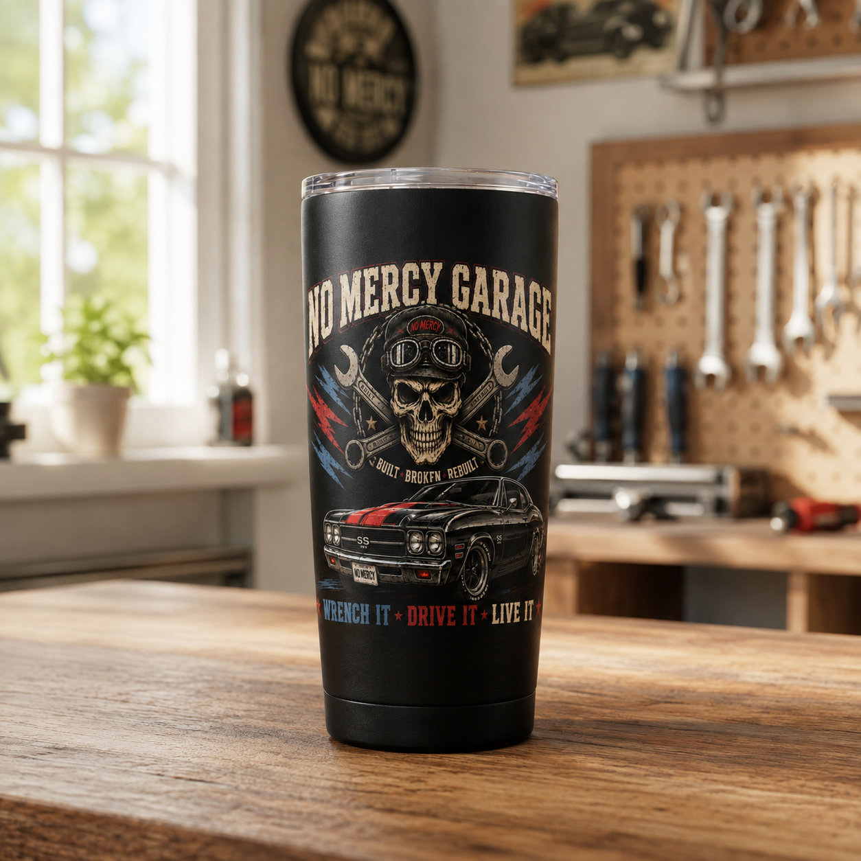 No Mercy Garage 20oz Tumbler