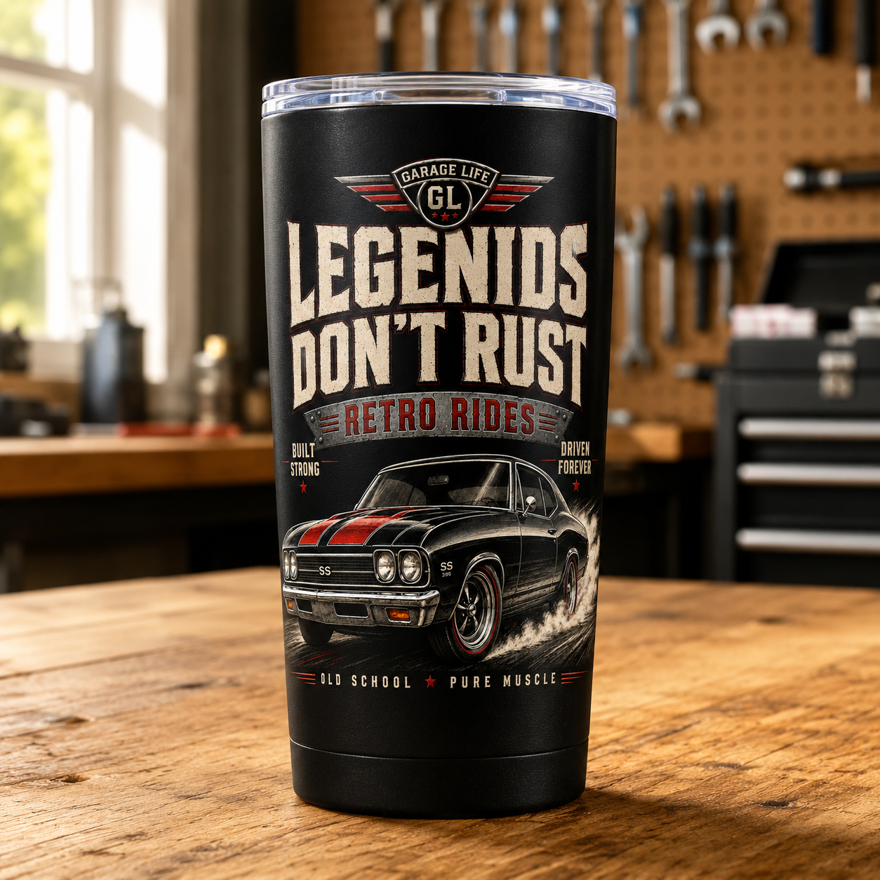 Legends Don’t Rust 20oz Tumbler