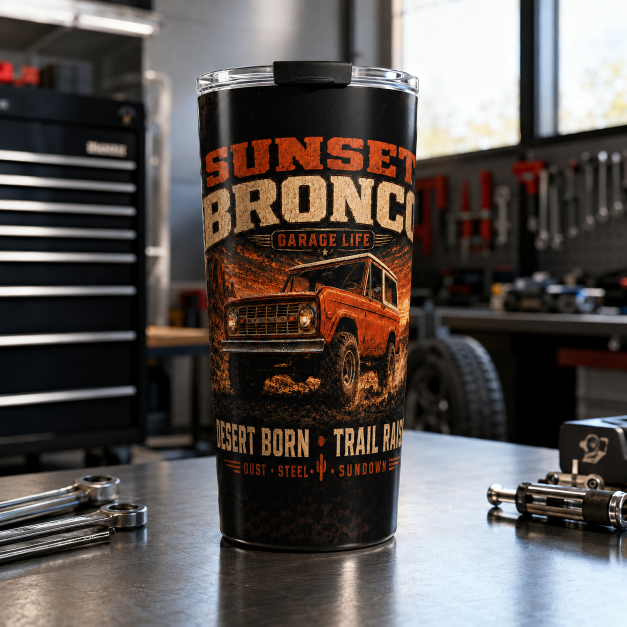 Sunset Bronco 20oz Tumbler