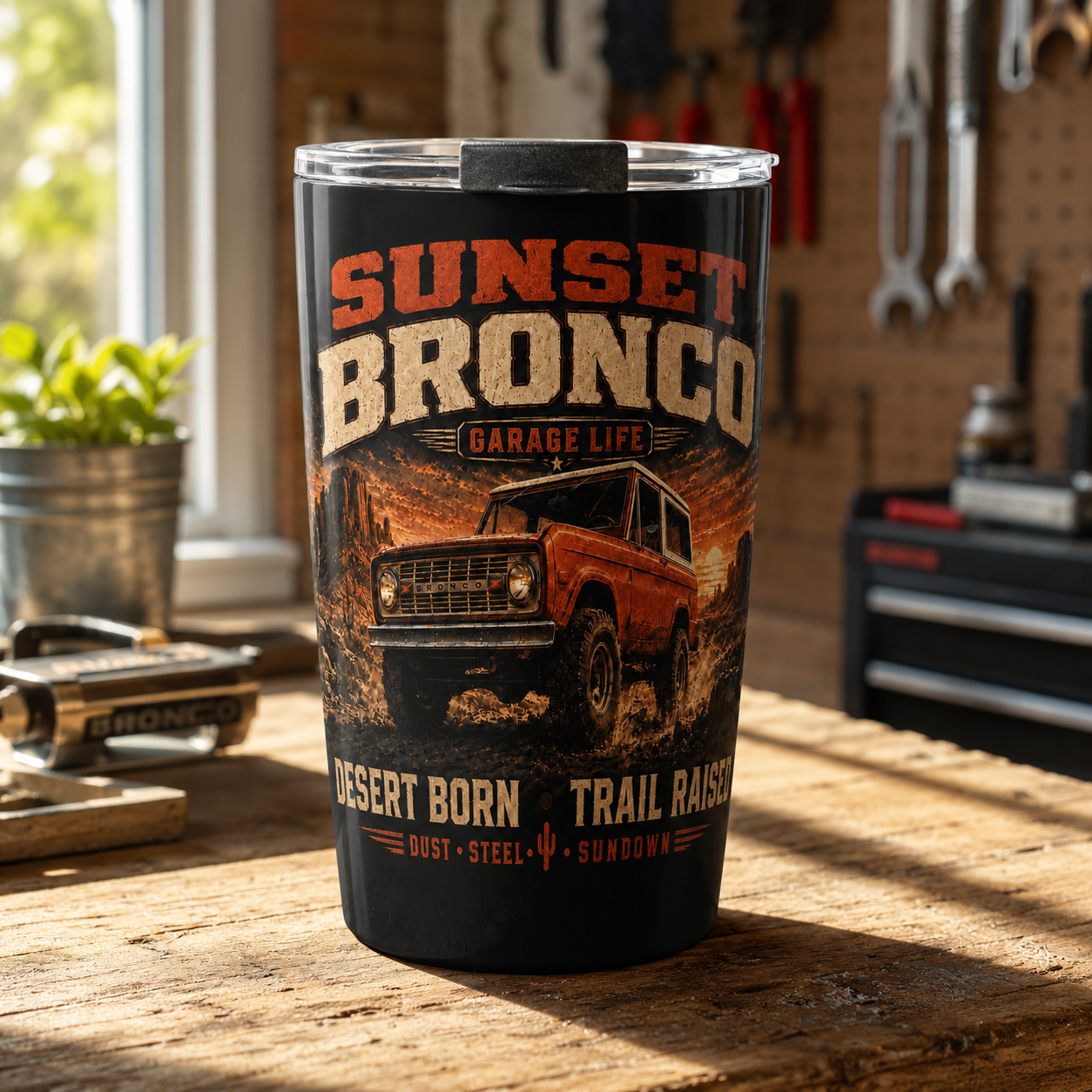 Sunset Bronco 20oz Tumbler