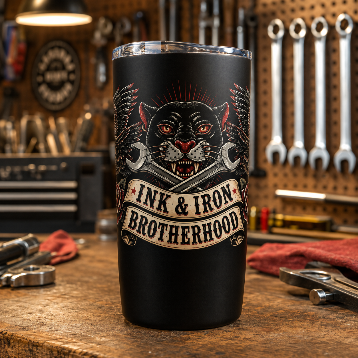 Ink & Iron Brotherhood 20oz Tumbler