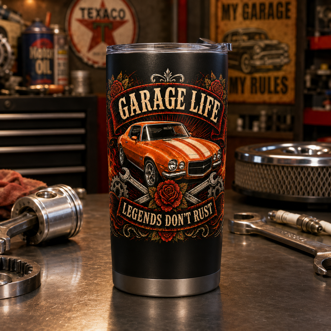 Legends Don’t Rust 20oz Tumbler