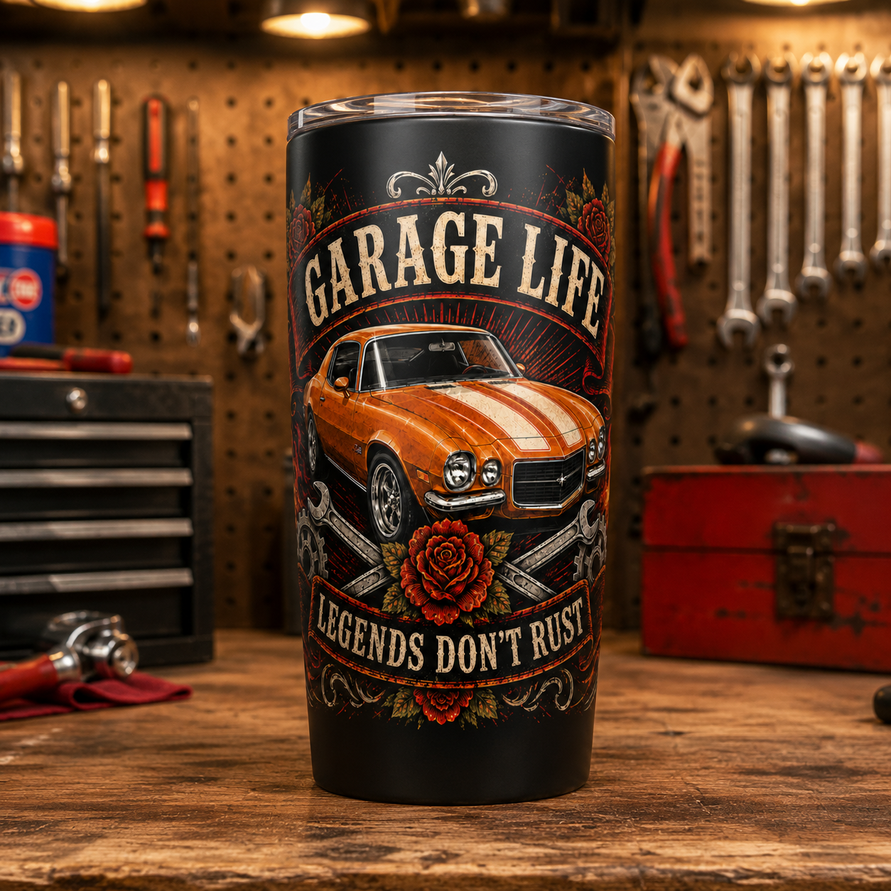 Legends Don’t Rust 20oz Tumbler