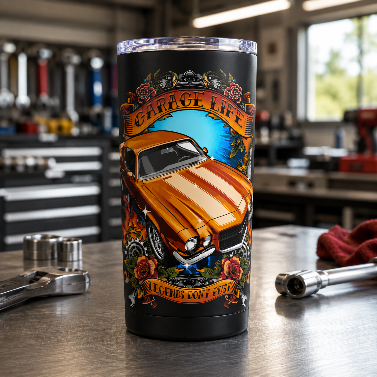 Legends Don’t Rust 20oz Tumbler