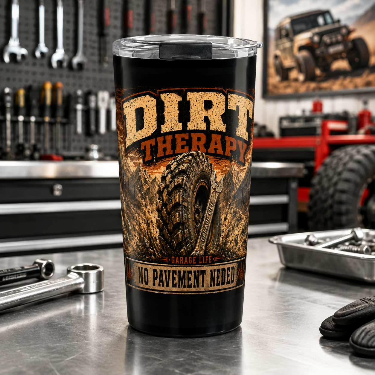Dirt Therapy 20oz Tumbler