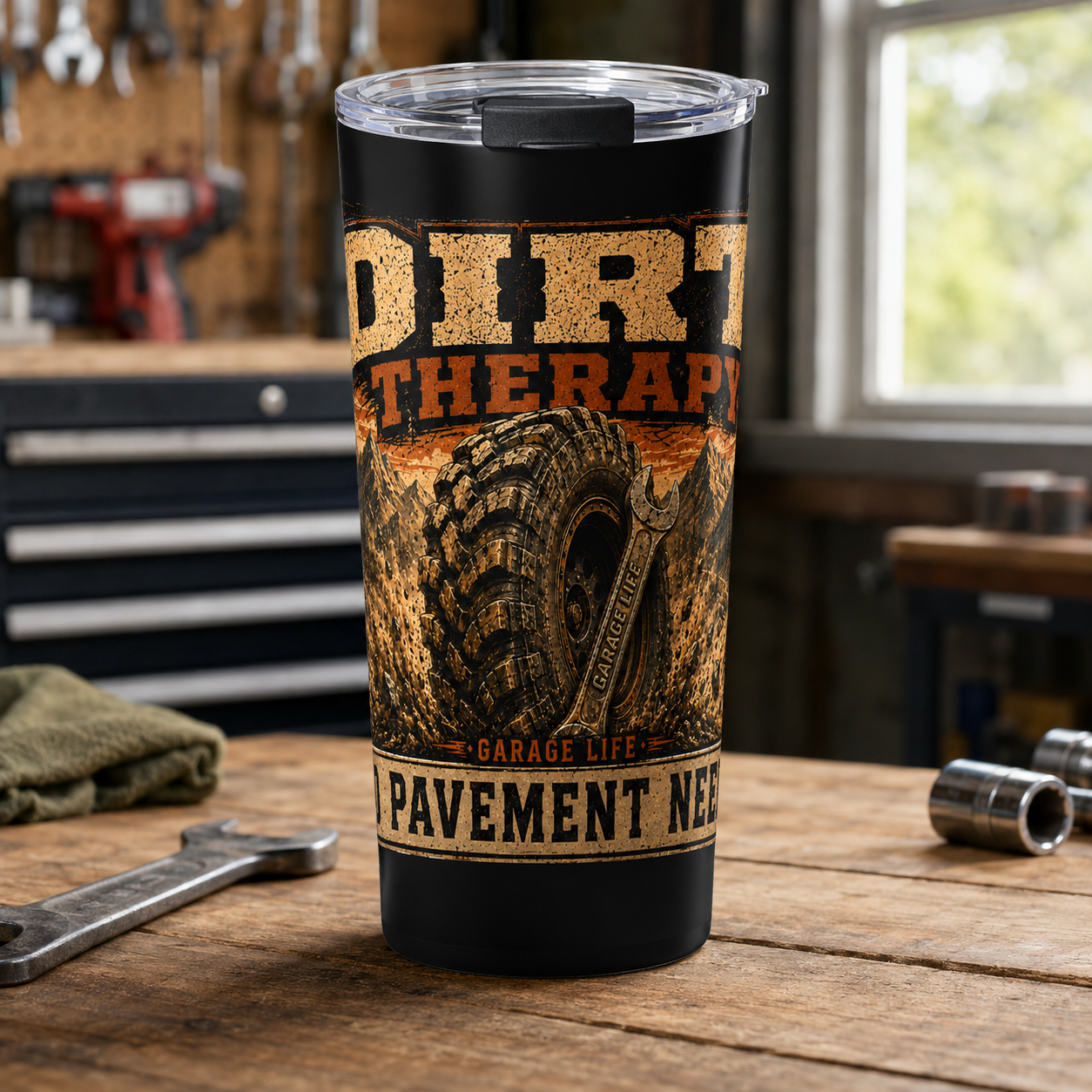 Dirt Therapy 20oz Tumbler