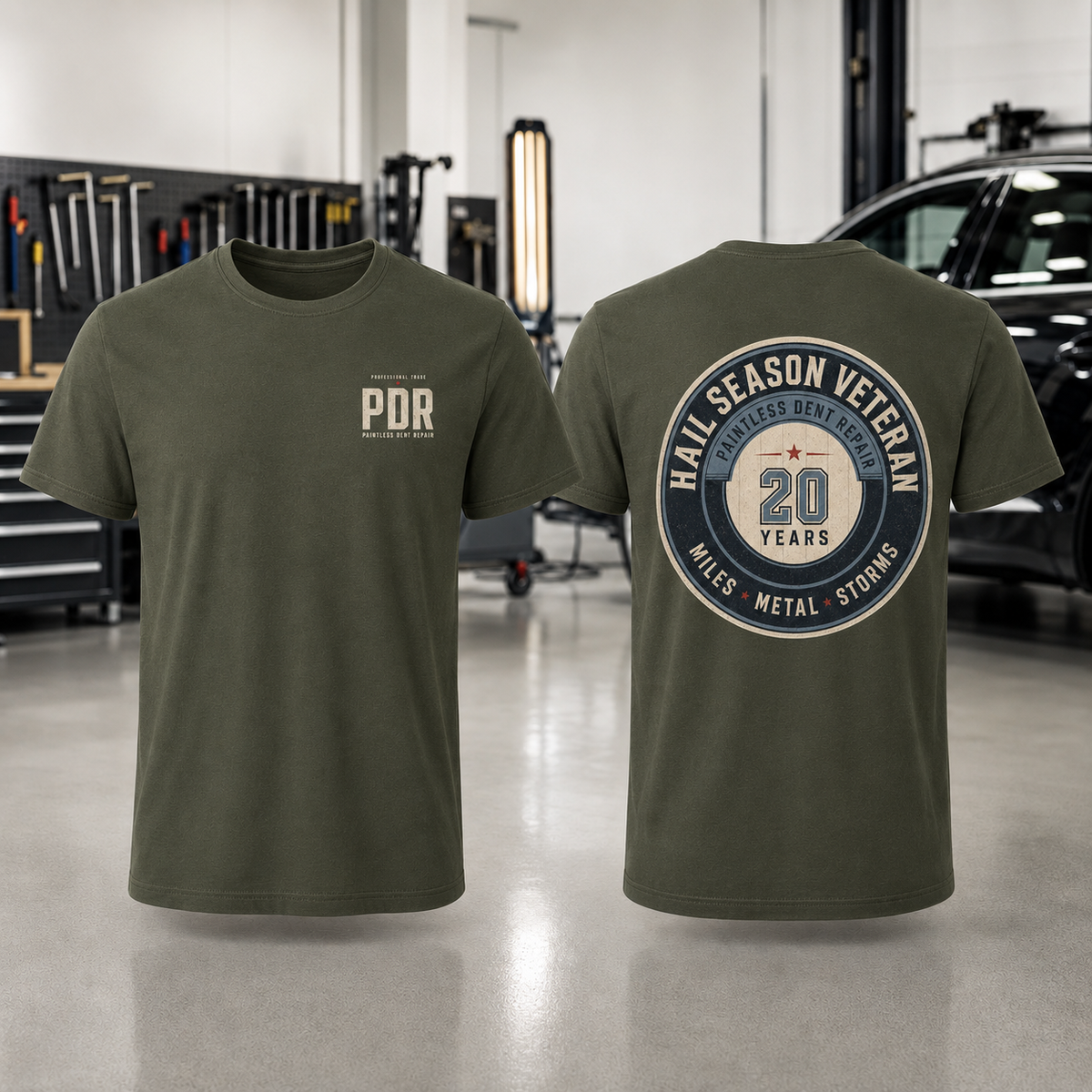 Hail Season Veteran 20 Years PDR T-Shirt