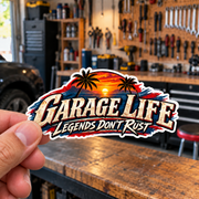 Legends Don’t Rust Sticker