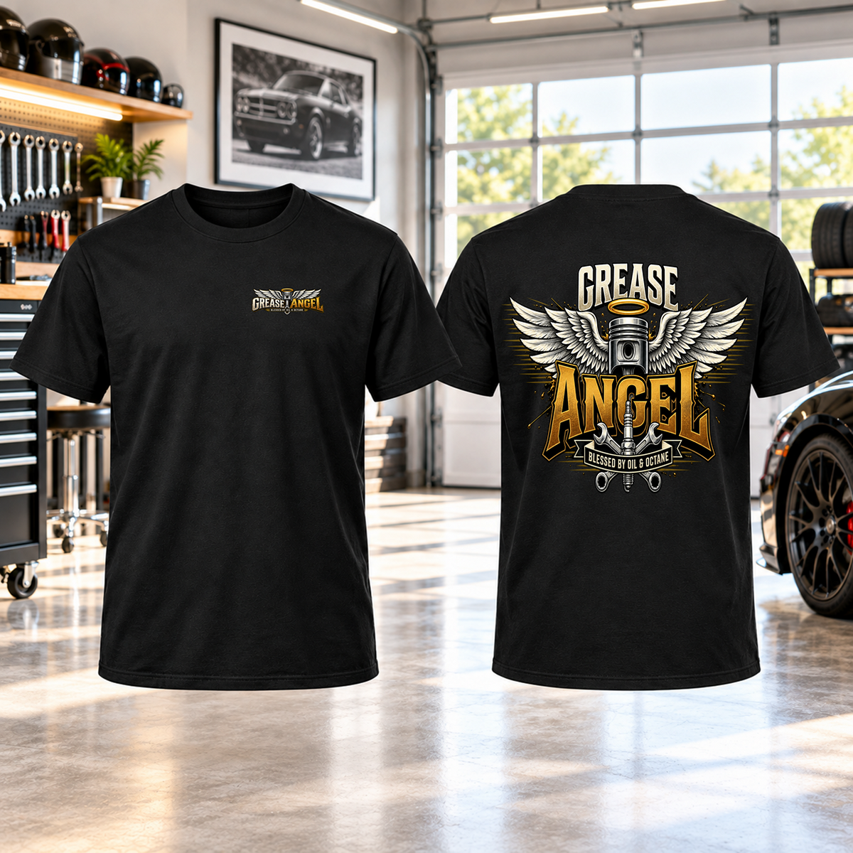 Grease Angel T-shirt
