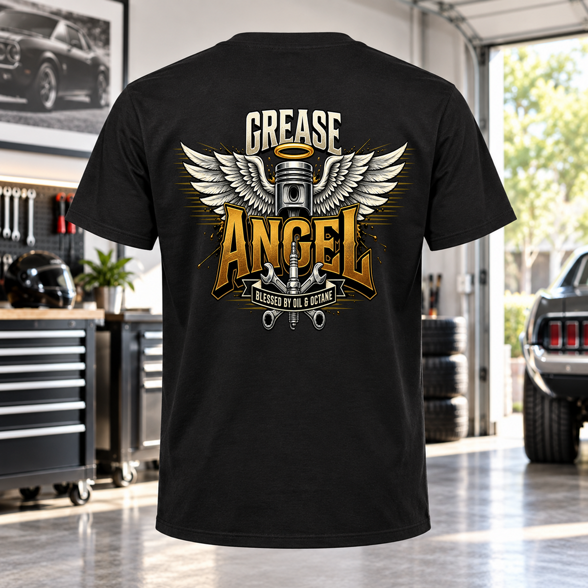 Grease Angel T-shirt