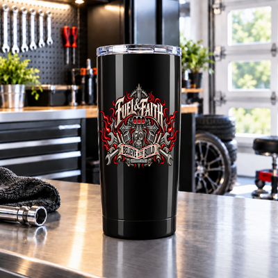 Fuel Faith Garage 20oz Tumbler