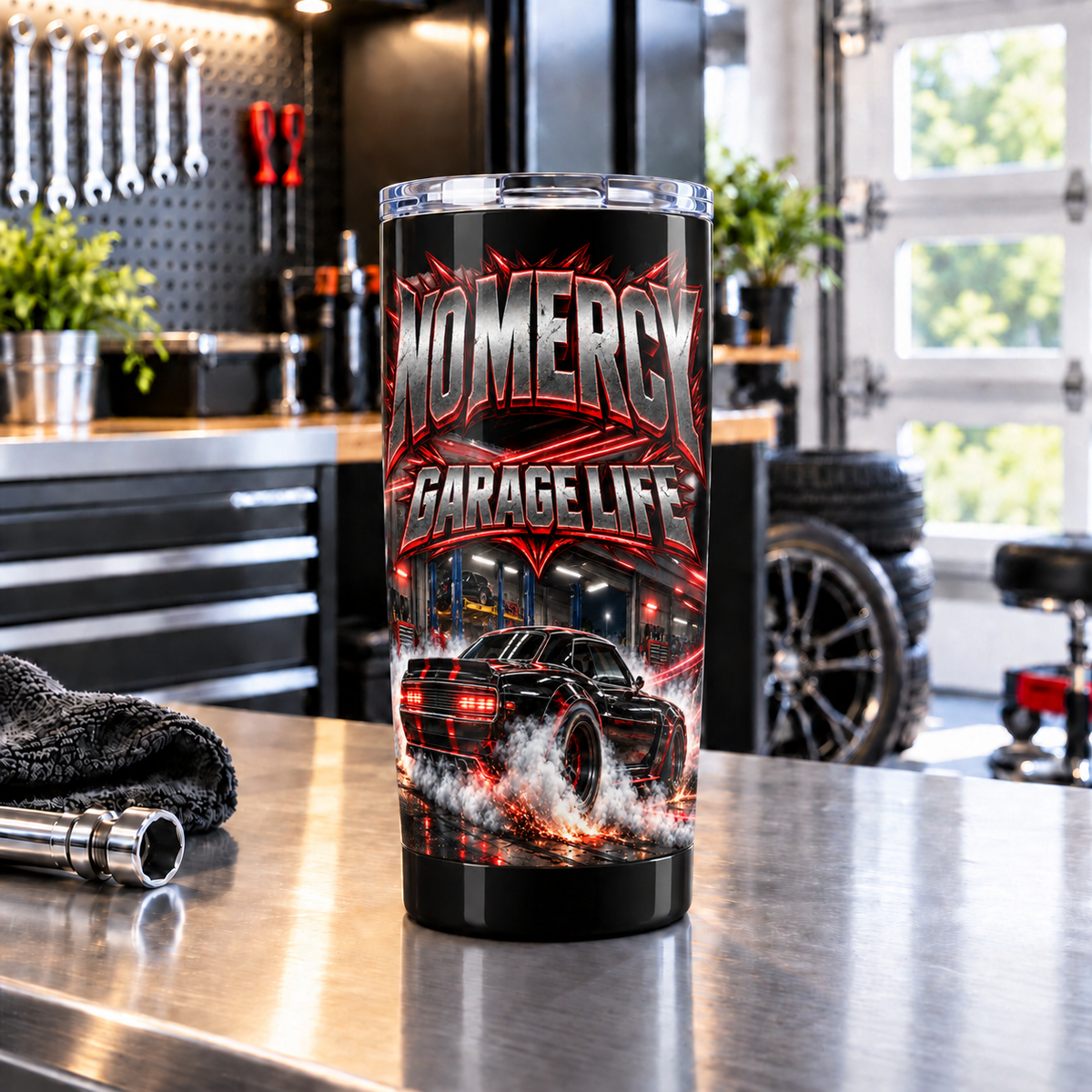 No Mercy Garage 20oz Tumbler