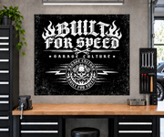 Built For Speed Garage Banner