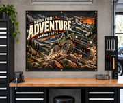 Built for Adventure Garage Banner