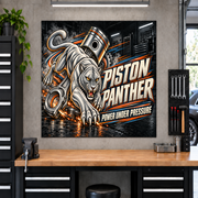 Ink & Iron Brotherhood Garage Banner