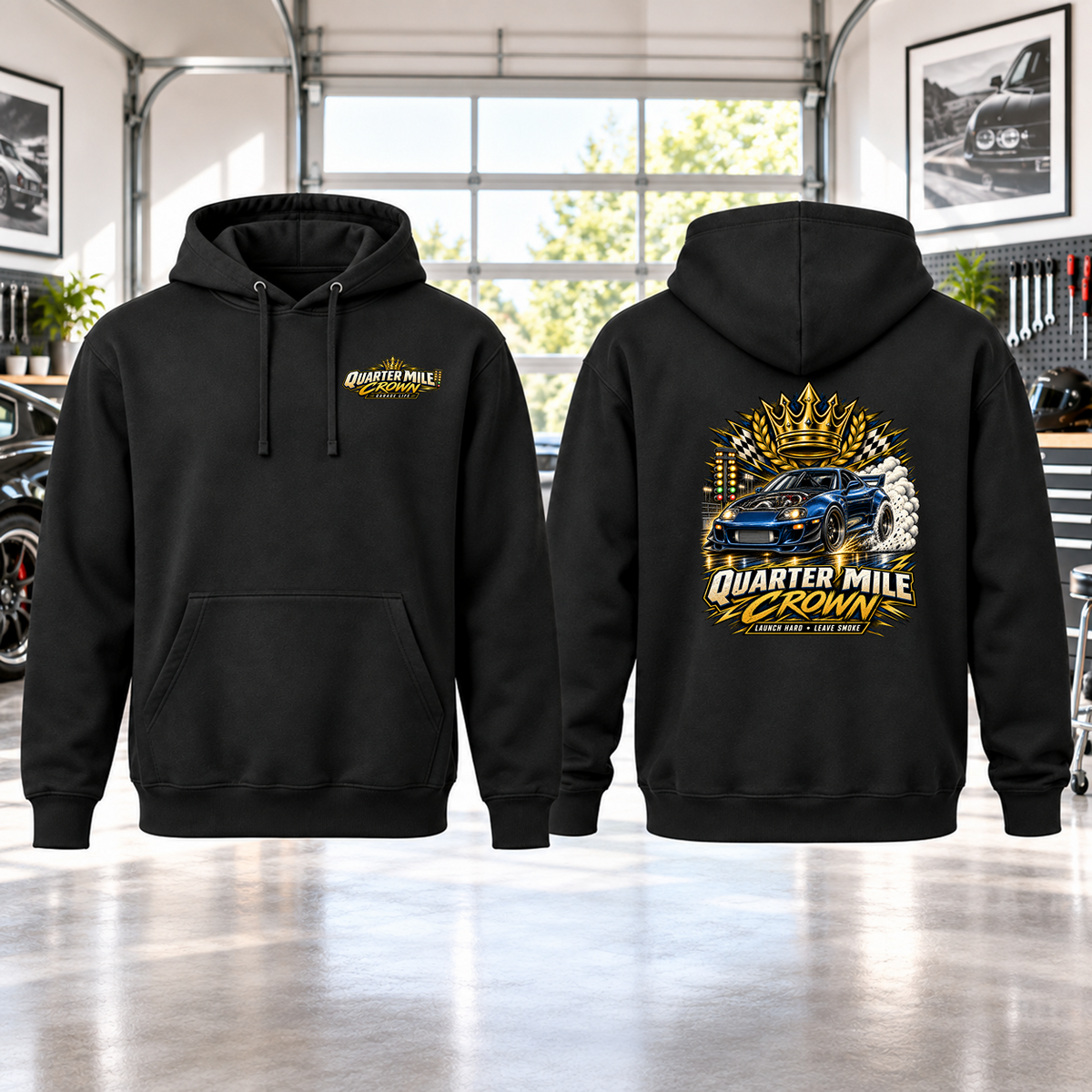 Quarter Mile Crown Hoodie