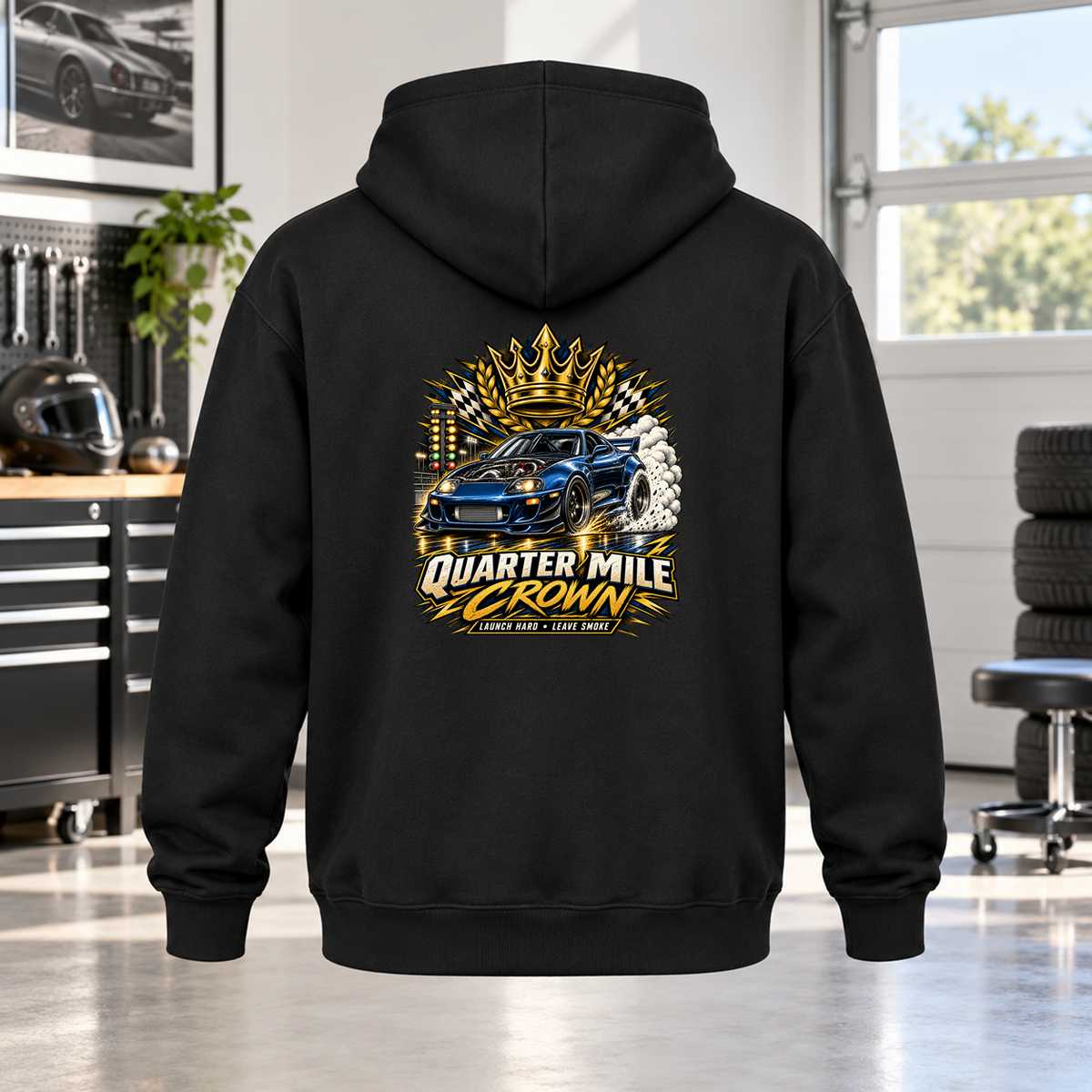 Quarter Mile Crown Hoodie