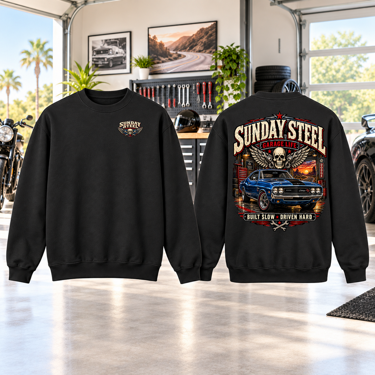 Sunday Steel Crewneck Sweatshirt