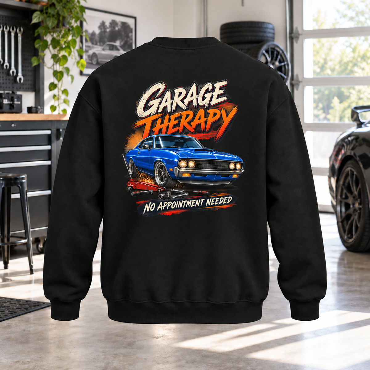 Garage Therapy Crewneck Sweatshirt