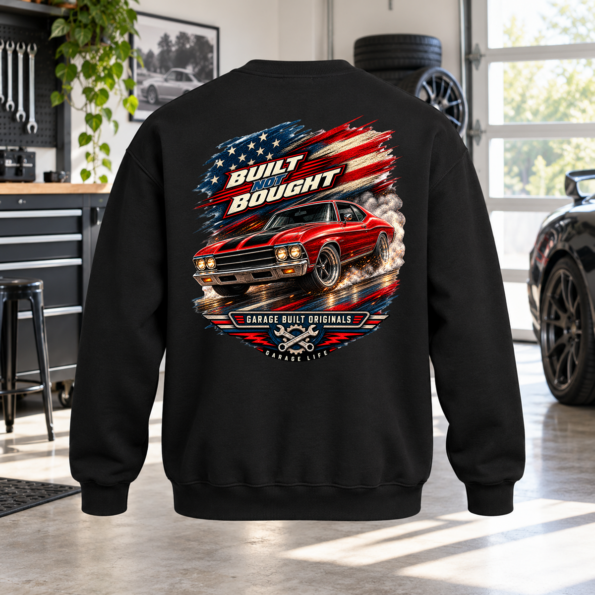 Built Not Bought Crewneck