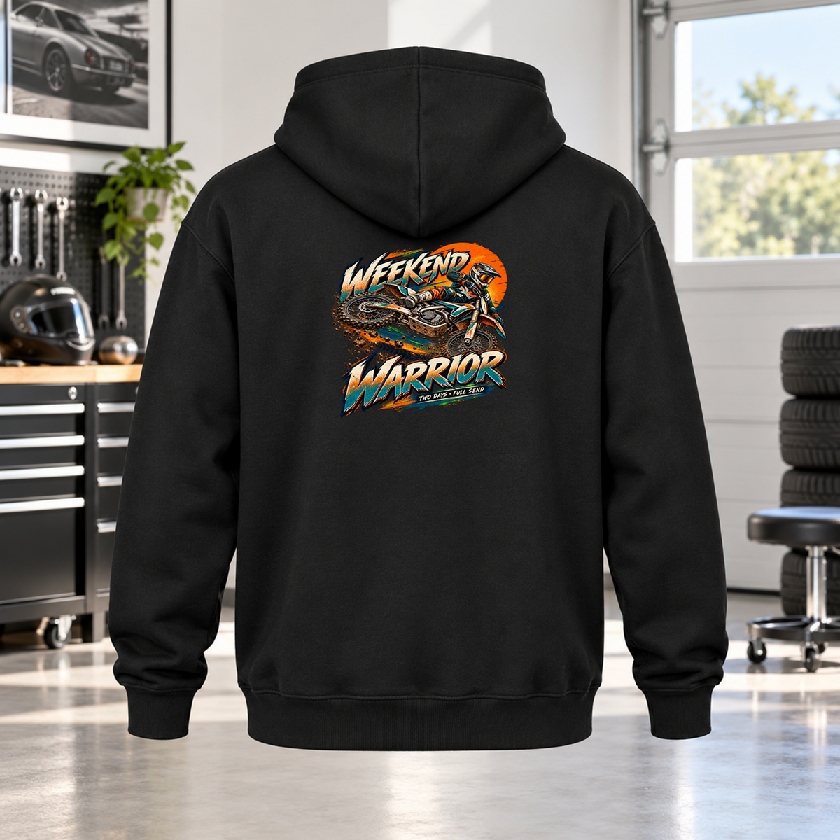 Weekend Warrior Muscle Car Hoodie