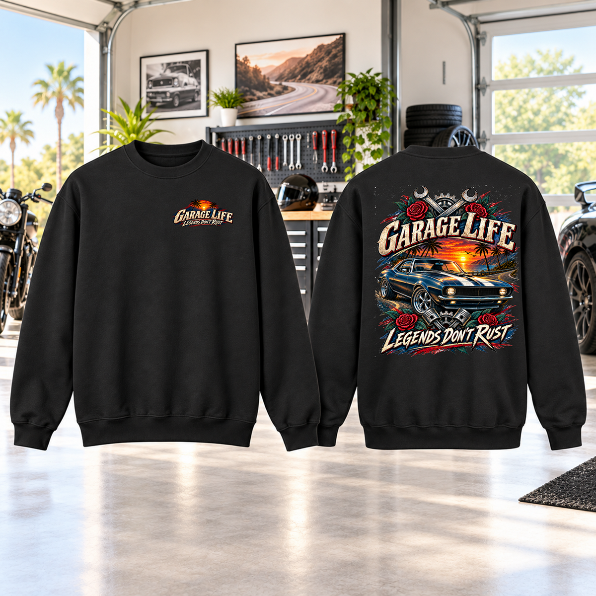 Legends Don’t Rust Crewneck