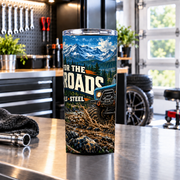 Built For The Backroads 20oz Tumbler with Garage Life artwork by Print Gear