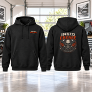 Inked In Grease Hoodie with Garage Life artwork by Print Gear