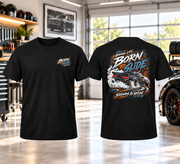 Born To Slide T-Shirt with Garage Life artwork by Print Gear