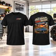 Old Roads Loud Motors T-Shirt with Garage Life artwork by Print Gear