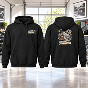 Piston Panther Hoodie with Garage Life artwork by Print Gear