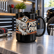 Piston Panther Black Mug, 15oz