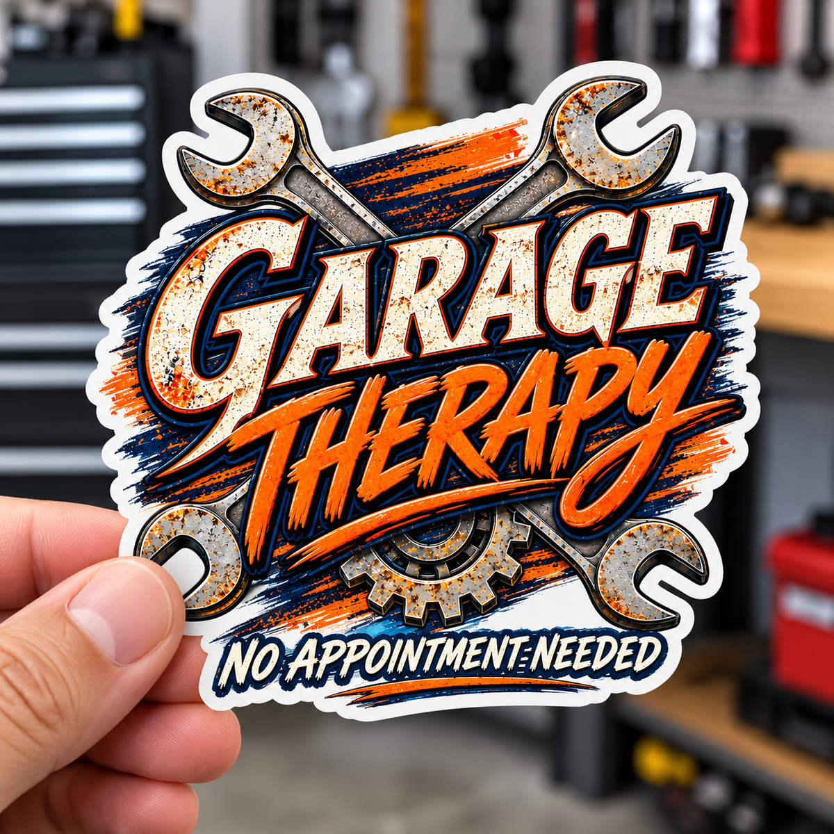 Garage Therapy Die-Cut Sticker 2