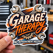 Garage Therapy Die-Cut Sticker 2