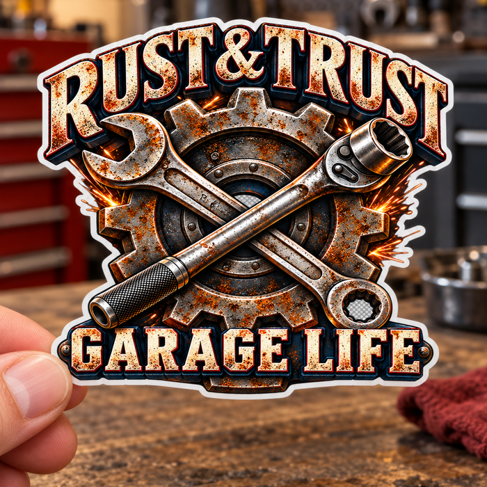 Rust & Trust Die-Cut Stickers 3