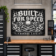 Built For Speed Garage Banner