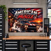 American Muscle Garage Banner