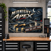 Midnight Apex Garage Banner