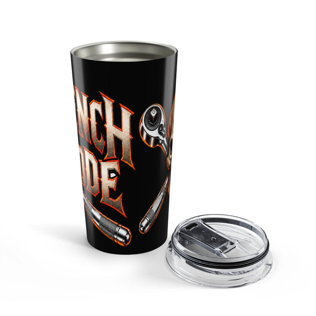 Wrench Mode 20oz Tumbler with Garage Life artwork by Print Gear